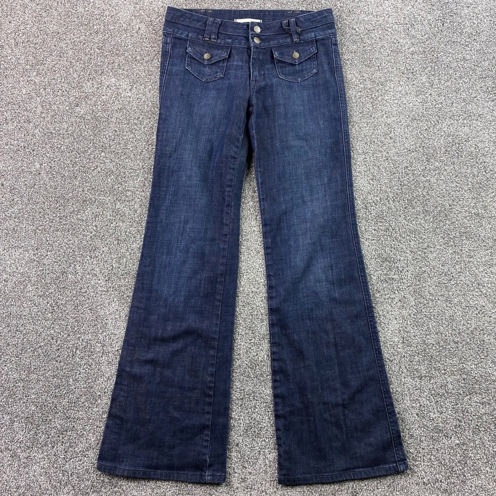 Y2K Gap Limited Edition Flare Jeans‎ Women's 1 Cotton Fit Light Stretch Low Rise